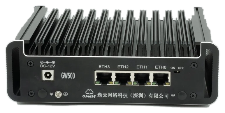 逸云盒子 GW500 背面接口